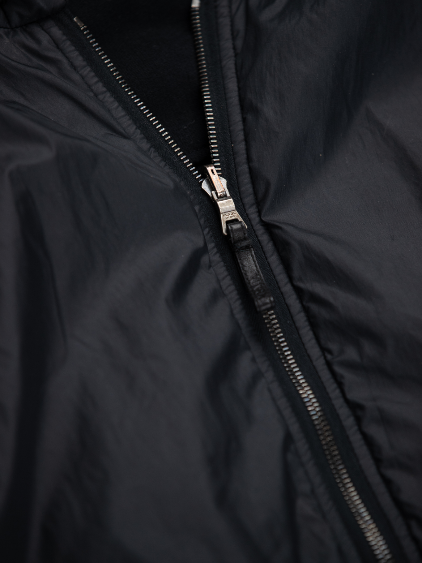 Reversible Nylon Hooded Jacket