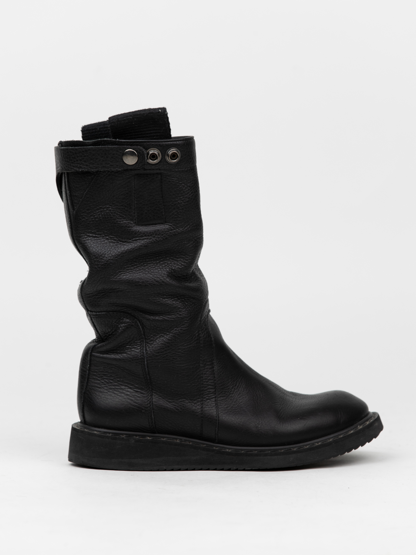 Strobe Leather Pull Boots