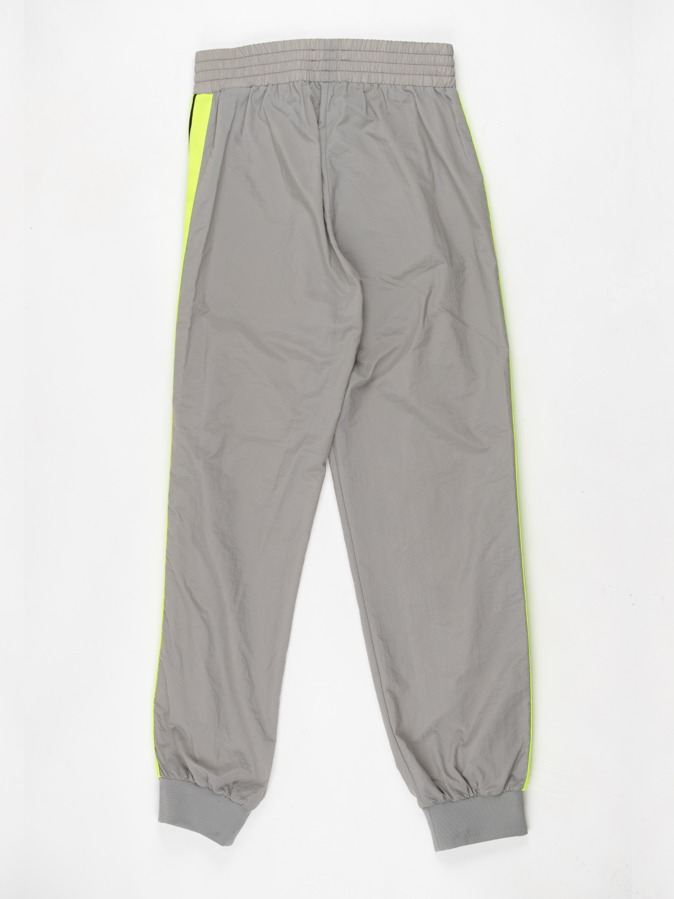 Side Stripe Track Pants Grey-neon Yellow